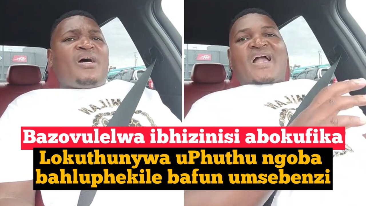 Kungase kubashubele abokufika kuleli njengoba bezothunywa uphuthu zizwele inkulumo kule video😳
