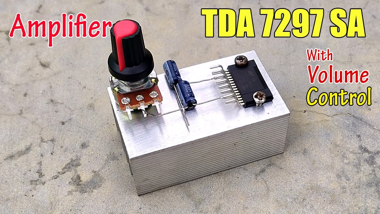 Mini Amplifier TDA7297 - Simple & Powerful