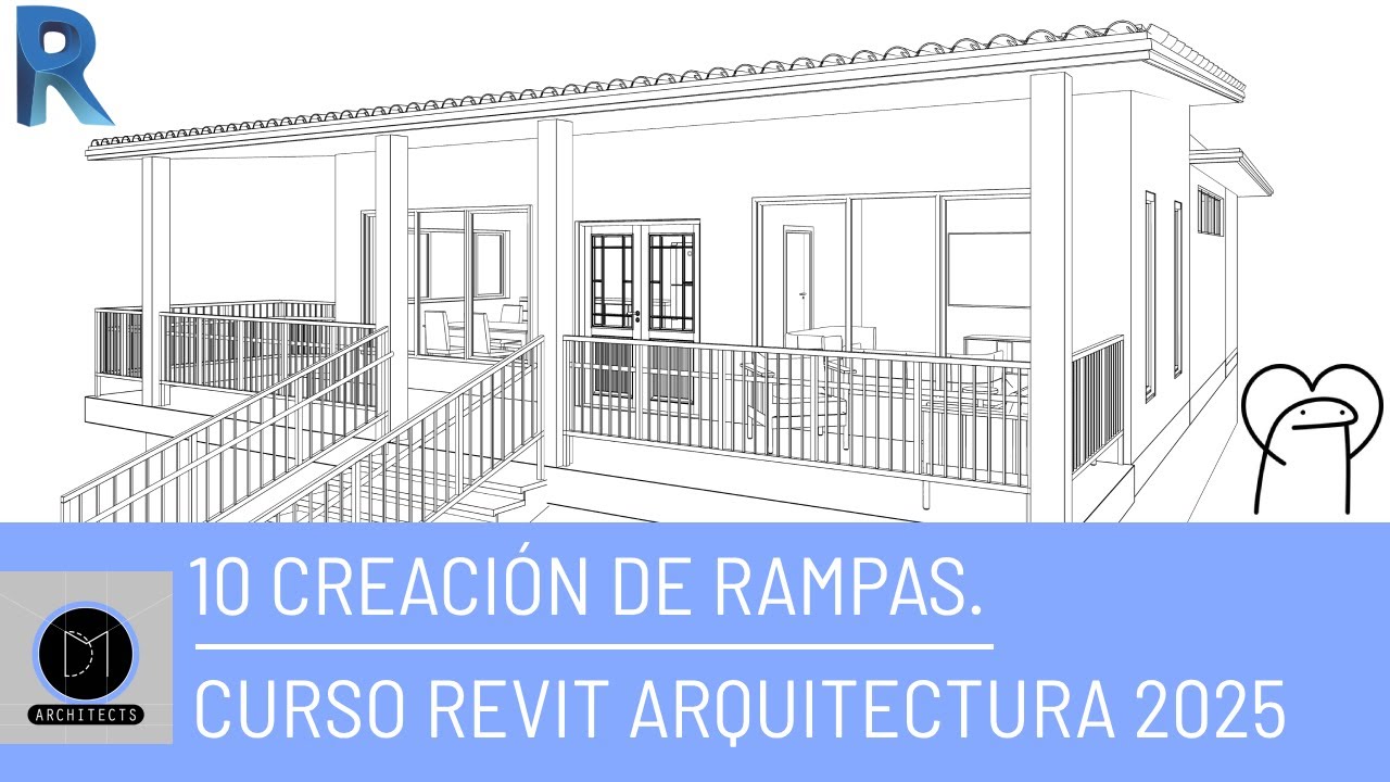 10.- CREACIÓN DE RAMPAS EN REVIT - REVIT 2025 - CURSO REVIT ARQUITECTURA DESDE CERO!!!