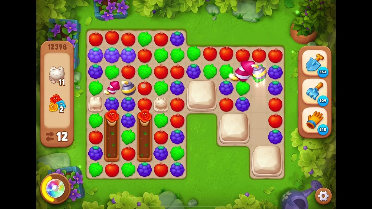 GardenScapes Level 12398 no boosters