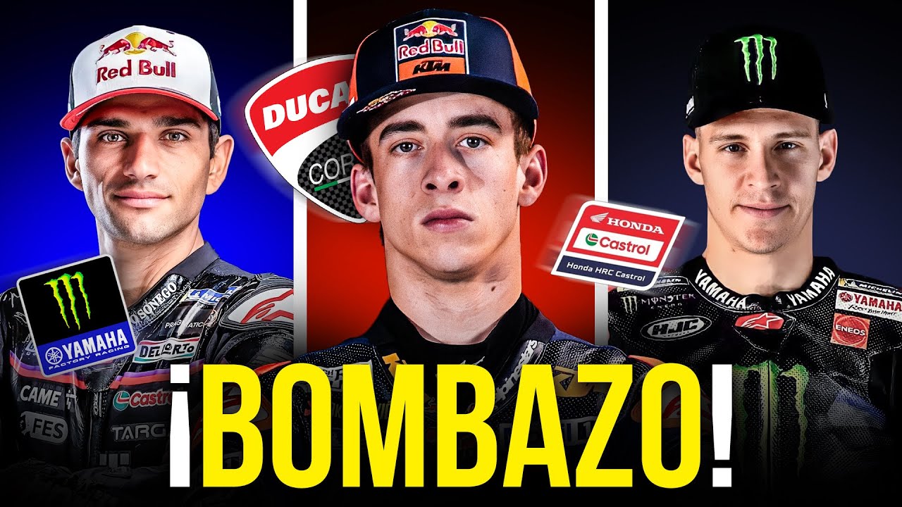 BOMBAZO en MotoGP | Pedro Acosta a Ducati y Jorge Martín y Quartararo...