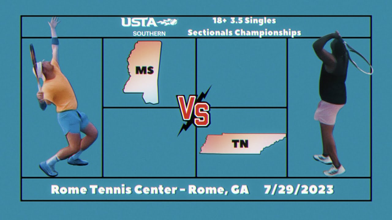 USTA 3.5 Sectionals Championships - Match #3 (MS v TN - Singles Court #2)