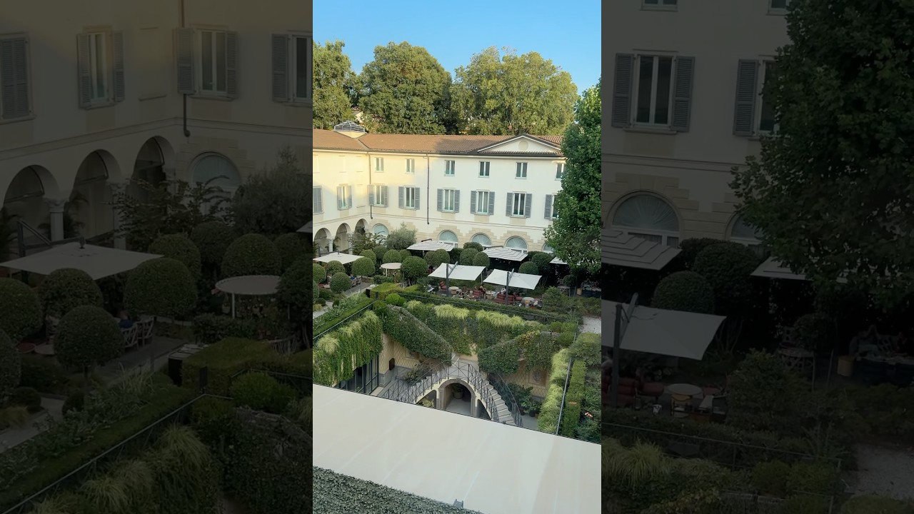 Sunny days at Four Seasons Milan☀️#luxuryhotel #luxurytravel #italiandestinations#travel #viralvideo