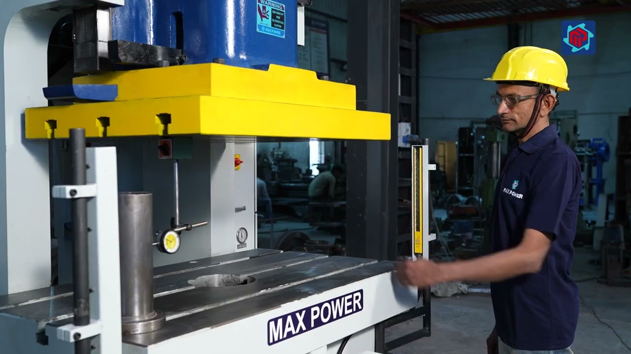 Pneumatic Power Press Machine | Max Power Engineers | High-Speed Pressing Solution