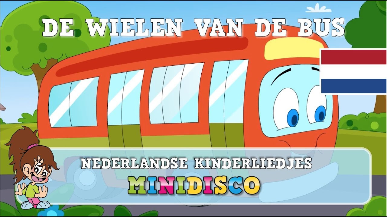 DE WIELEN VAN DE BUS | Kinderliedjes | Liedjes voor Peuters en Kleuters | Minidisco