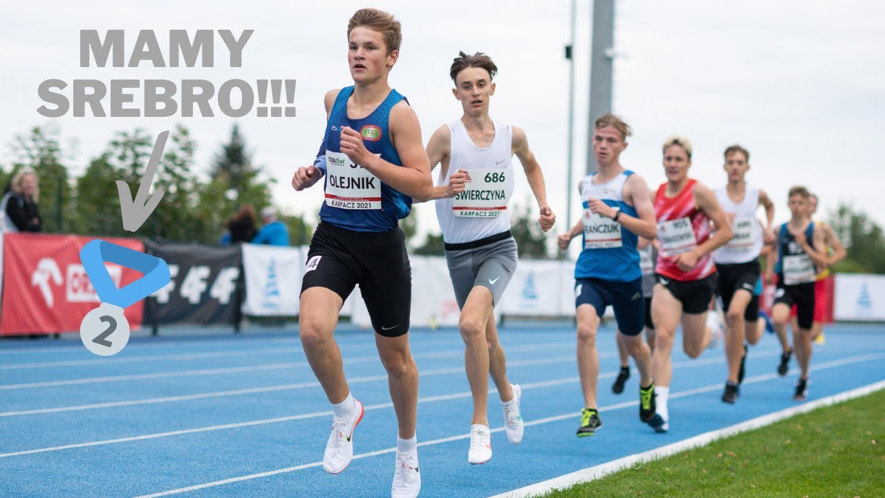 Mistrzostwa Polski U-16 Karpacz 2021 /2000m mężczyzn/SREBRNY MEDAL/ OLEJNIK/JANICKI/KUROWSKI