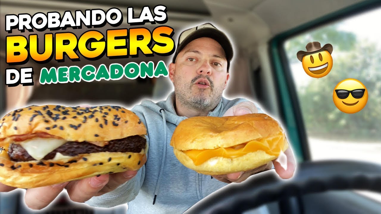 Comiendo las HAMBURGUESAS de MERCADONA 🍔 MUKBANG
