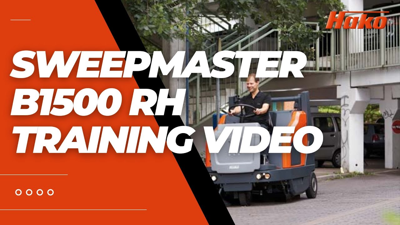 Sweepmaster B1500 RH Training video
