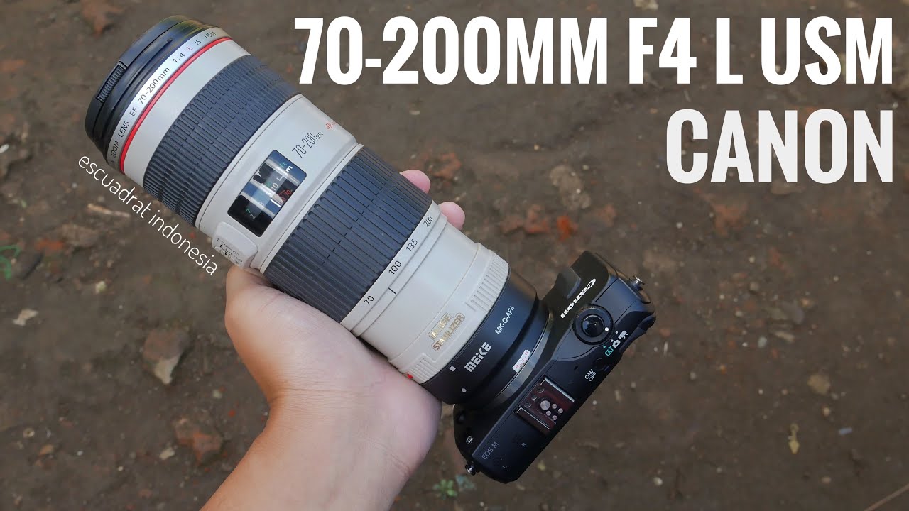 Lensa Tele Canon 70-200mm f4 L USM indonesia, Lensa tele seharga motor