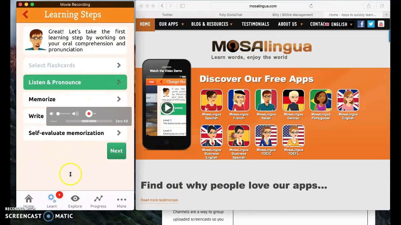 Mosalingua Review Italian - Polyglots Chat Review RV001