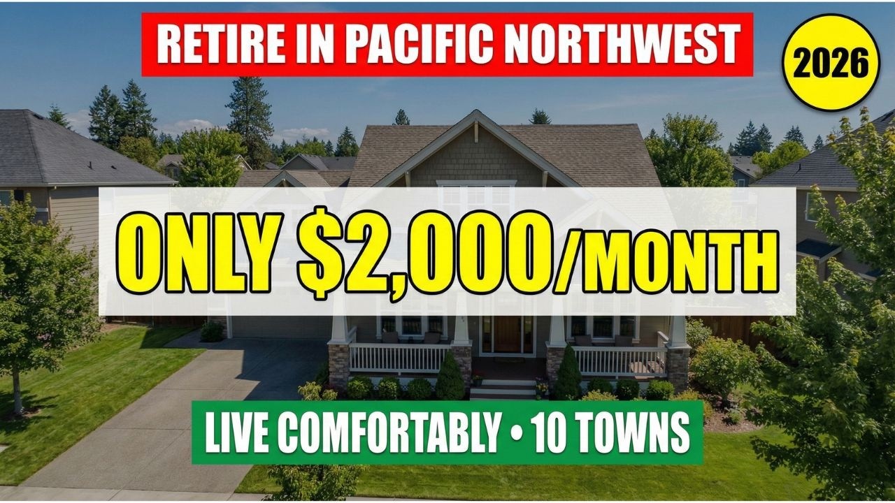 Top 10 Towns You Can Retire or Live for Under $1,500 in the Pacific Northwest of the United States?