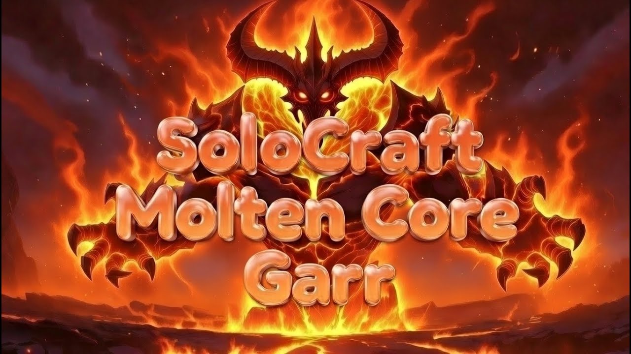 Solocraft - Molten Core - Garr
