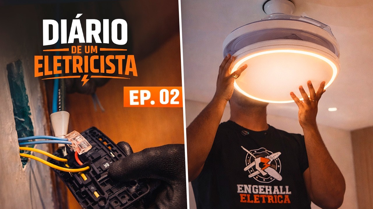 Como Instalar Ventilador de Teto CORRETAMENTE! Evite Esse ERRO Grave!😱⚡