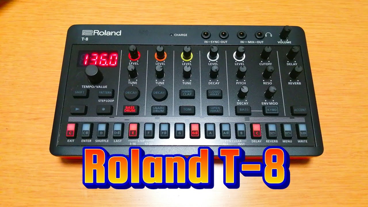 Roland T-8を遊びながら解説してくよ！(酔っぱらい)