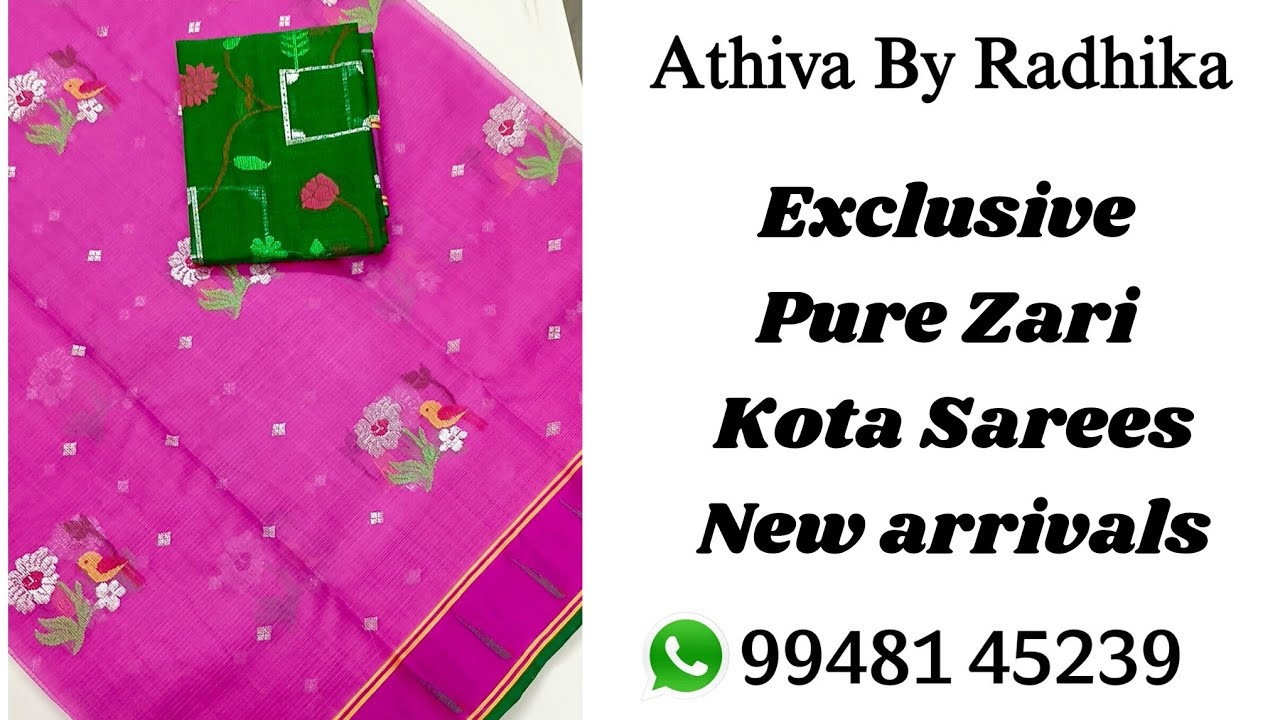 Exclusive Pure Zarikota Sarees new patterns #zarikota #viral #trending #purezarikota #zarikotas