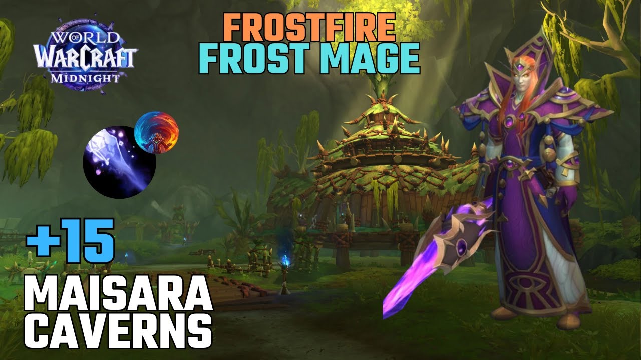 Maisara Caverns +15 | Frostfire Frost Mage | Midnight Beta - Season 1 M+