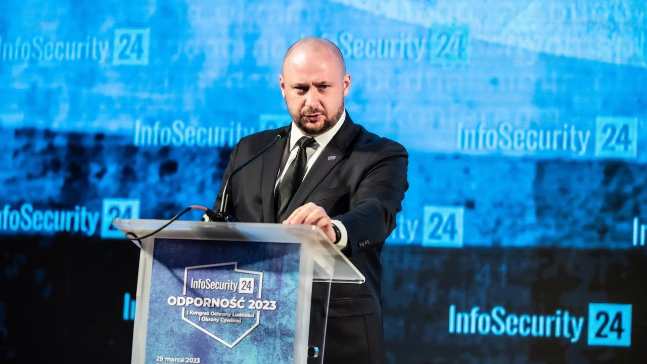 Szef BBN Jacek Siewiera na Kongresie Ochrony Ludności i Obrony Cywilnej ODPORNOŚĆ 2023