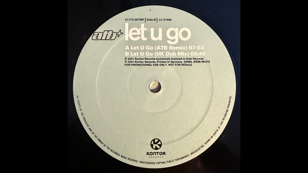 ATB - Let You Go (ATB Remix) 2001