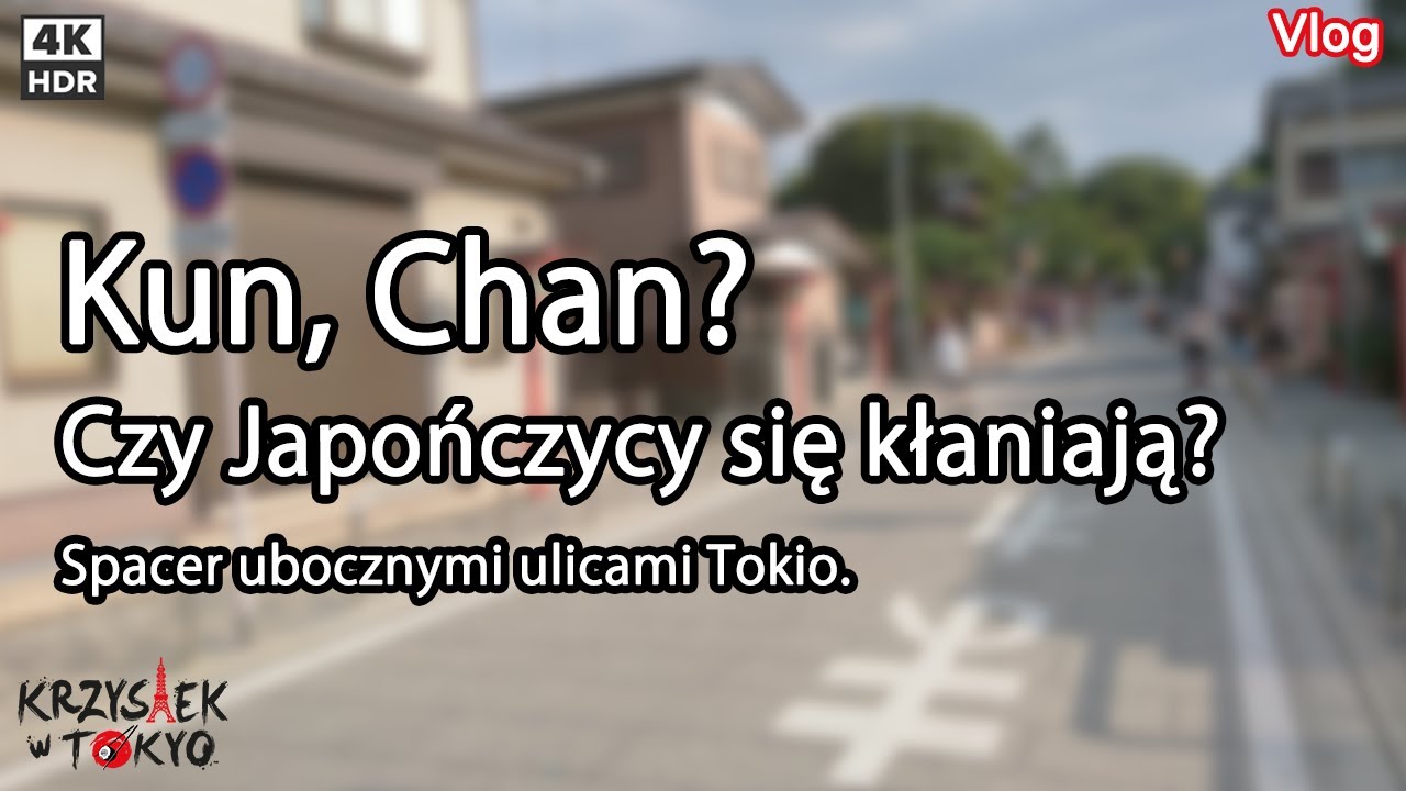 Krzysiek w Tokio - Spacer ulicami Tokio w Japonii. Odpowiadam na pytania z FB.