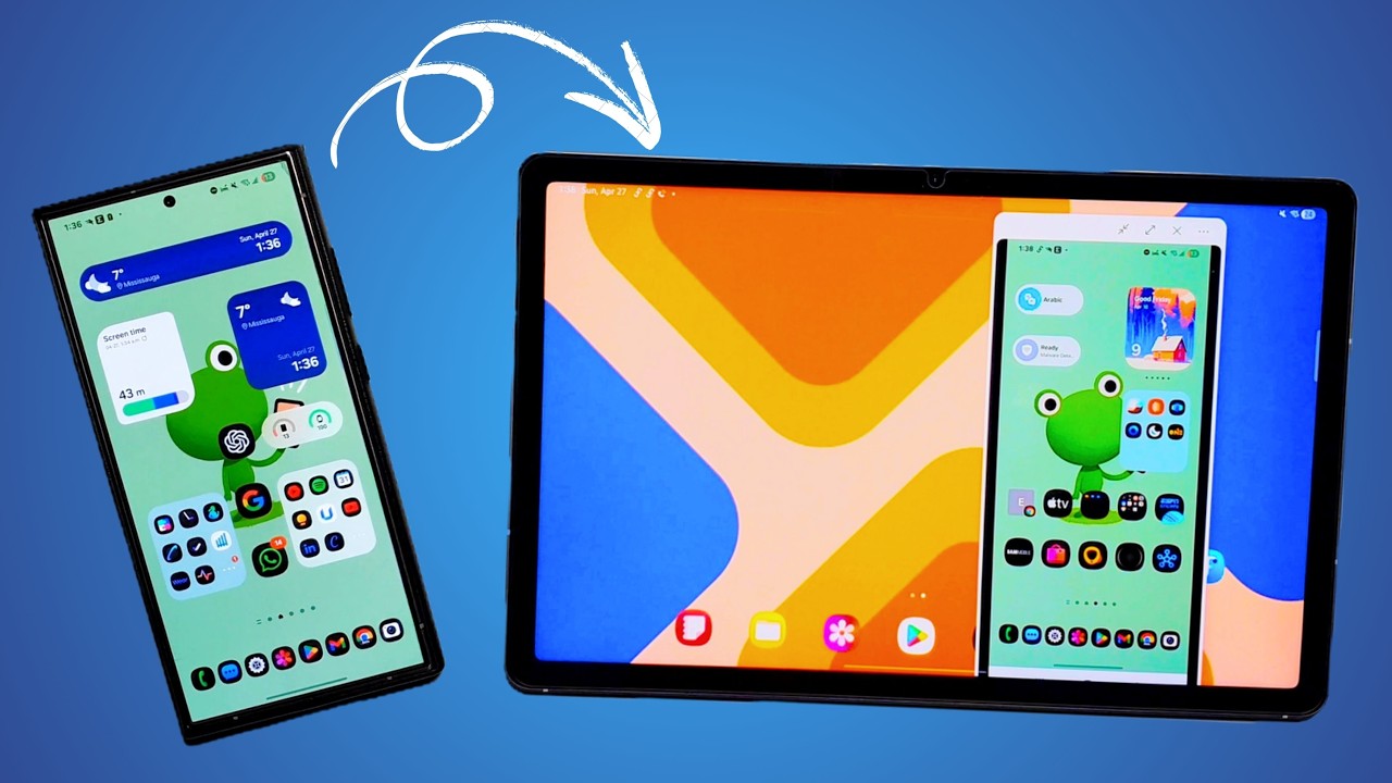 Mirror your Galaxy Phone on your Samsung Galaxy Tabs S10 FE!