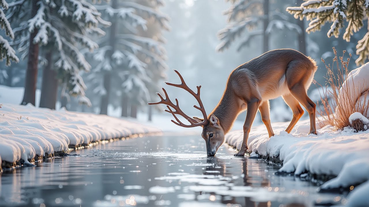 Прекрасная зимняя музыка❄️ Целебные звуки для расслабления ума, тела и души