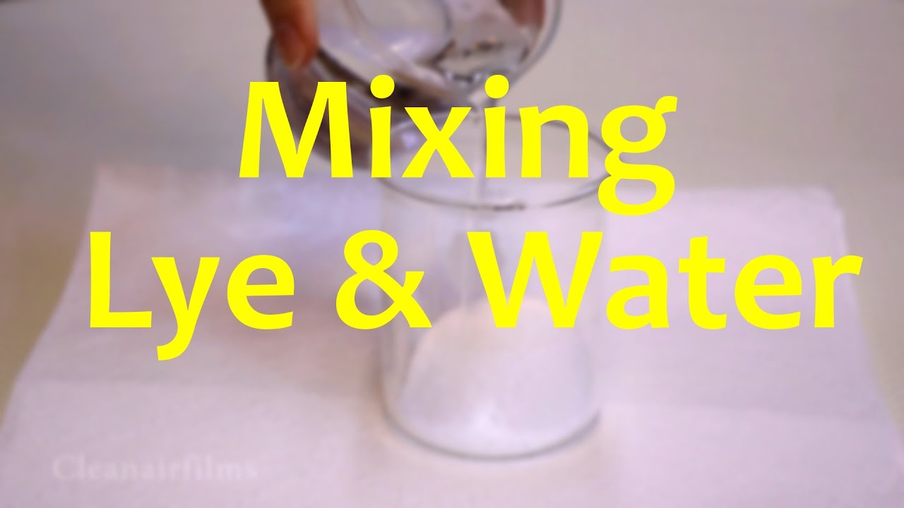 What Happens When Lye is Mixed with Water | Experiment