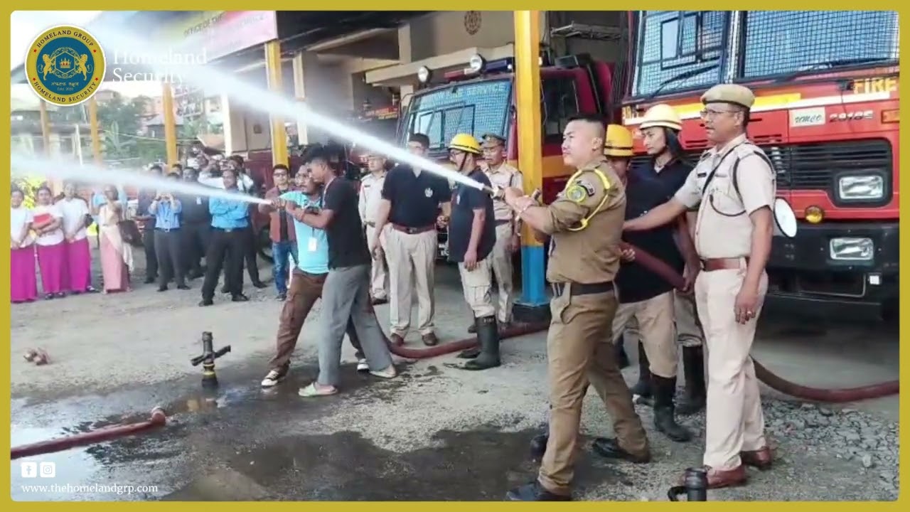 Hands-On Fire Safety Training | Homeland Security at Manipur Fire Service Headquarters