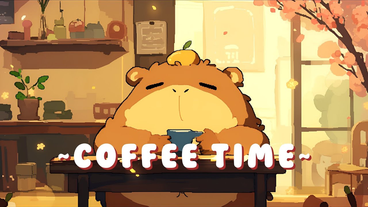 Capybara Beats & Lofi - Relaxing Music for Work/Study ~ Gentle Feelings ~ 🦫 🎵 🌙