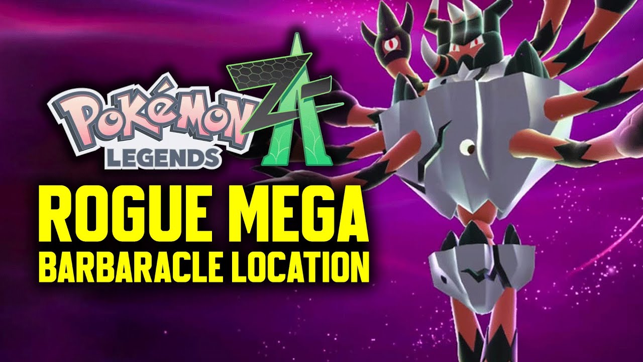 Pokemon Legends ZA - Rogue Mega Barbaracle Location (Barbaracite)