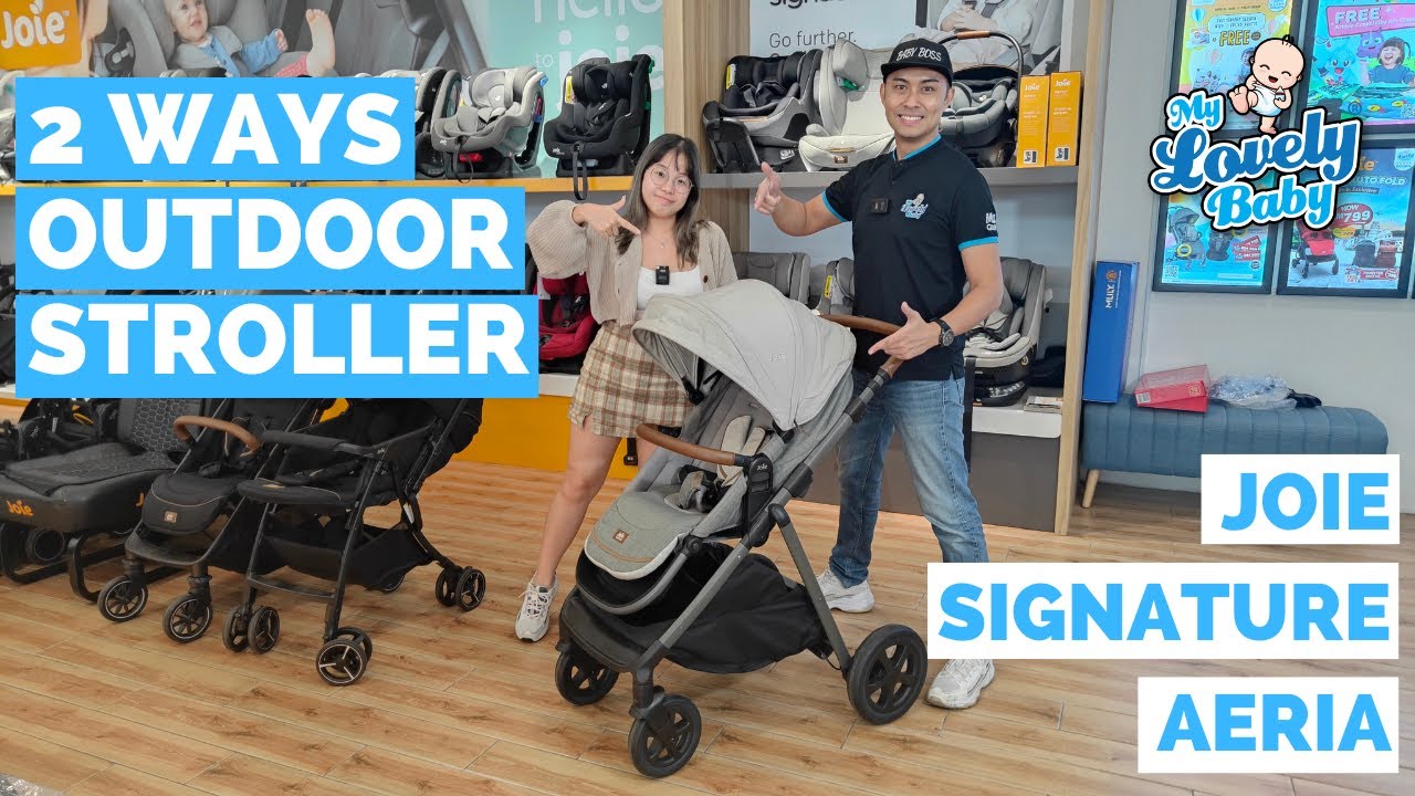 【REVIEW】Joie Signature Aeria 2 Ways Outdoor Stroller | My Lovely Baby