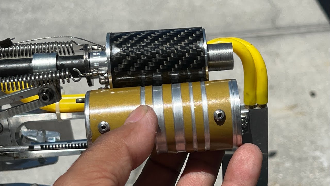 BUILD CARBON FIBER MUFFLER  FOR ZENOAH ENGINE 26CC AND 29CC