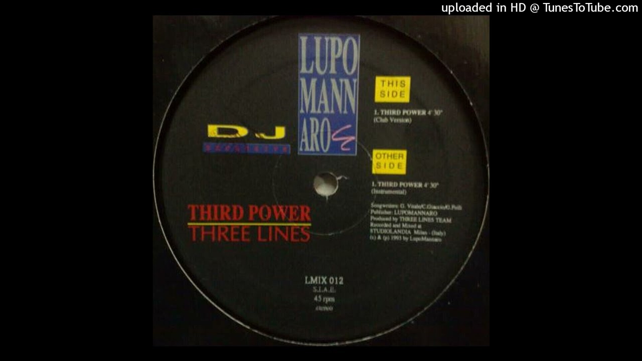 Three Lines -- Third Power (Club Version)