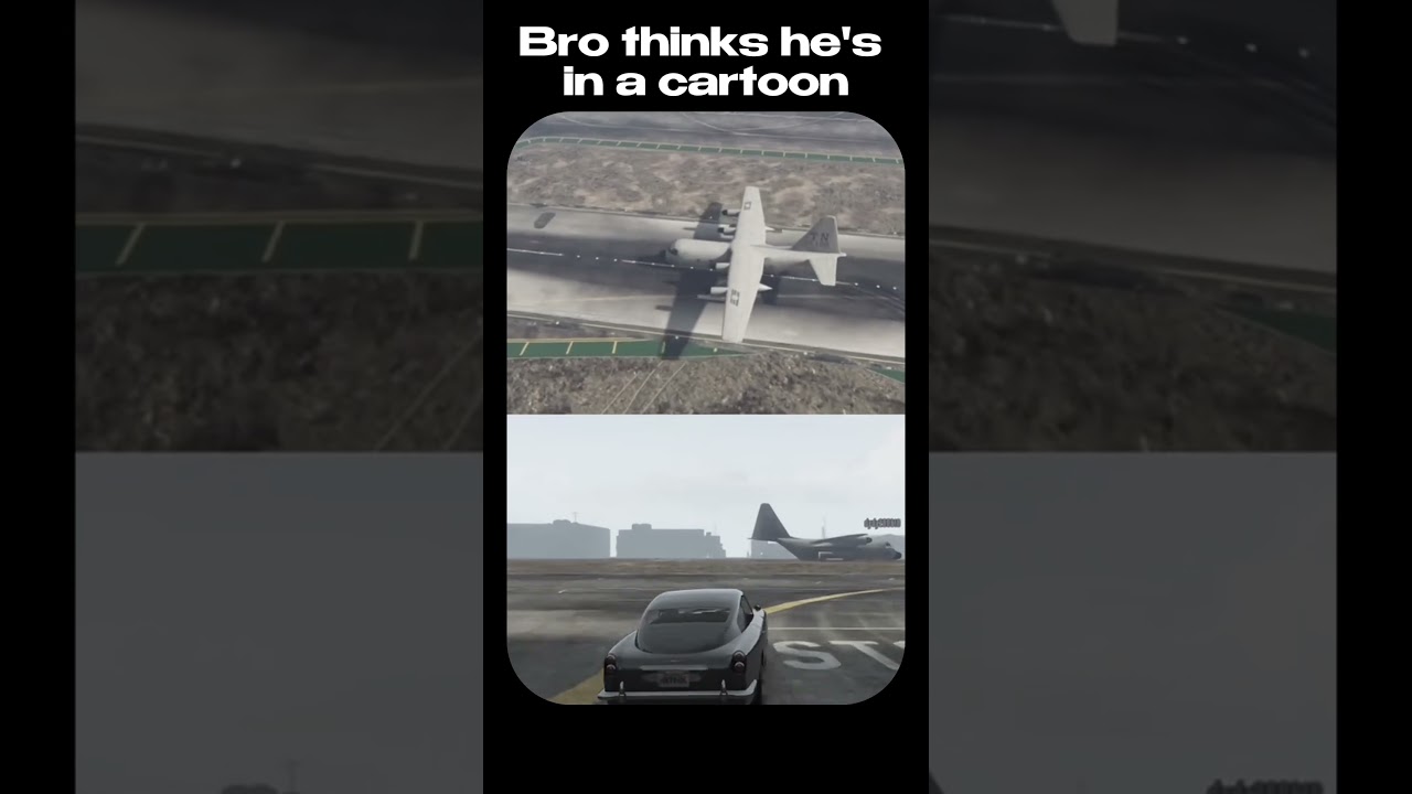 Bro thinks he's in a cartoon ( GTA 5  Mods )