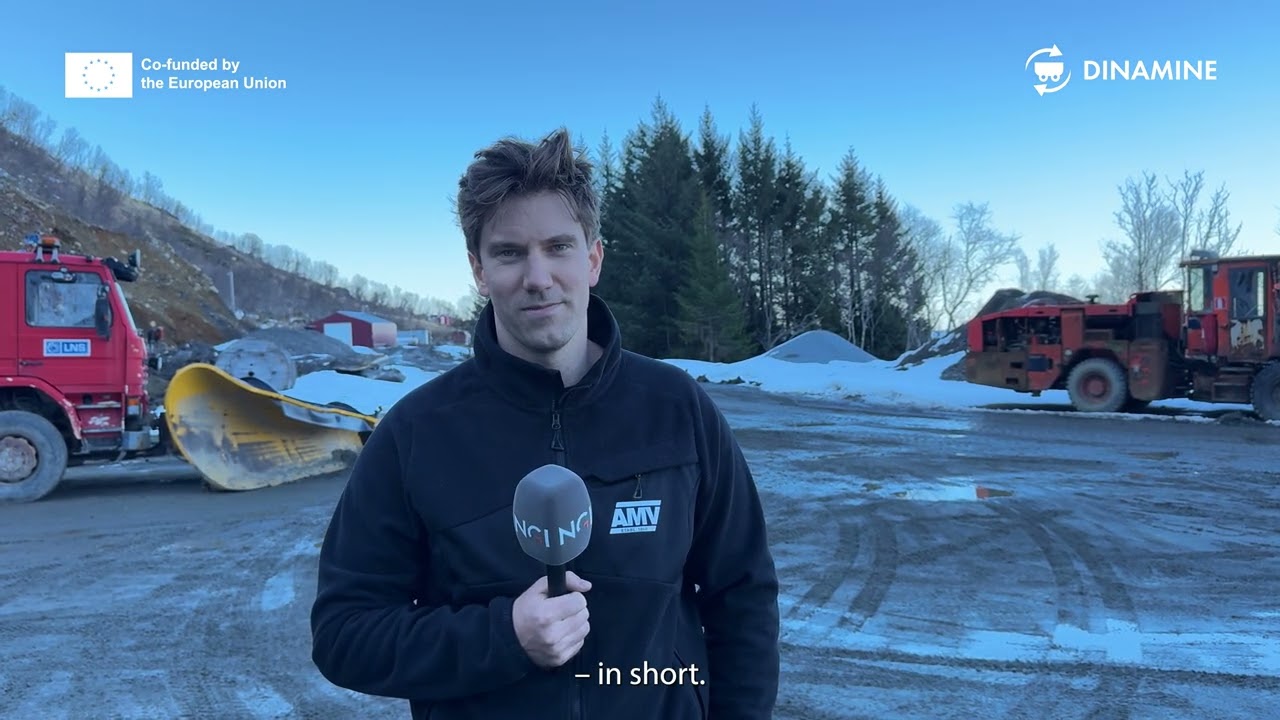 DINAMINE: Testing at pilot site Skaland Graphite