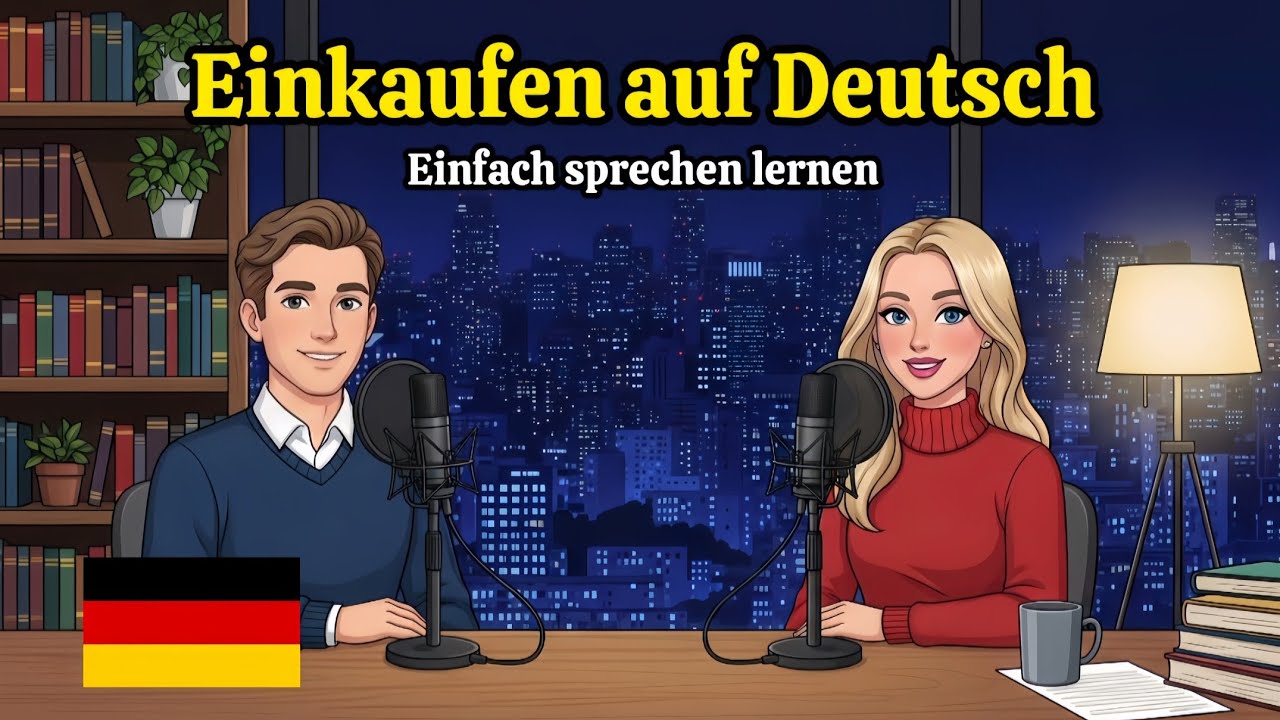 Learn German Shopping Vocabulary🇩🇪 | Clothes, Sizes & Prices | A1–A2 German Listening Practice