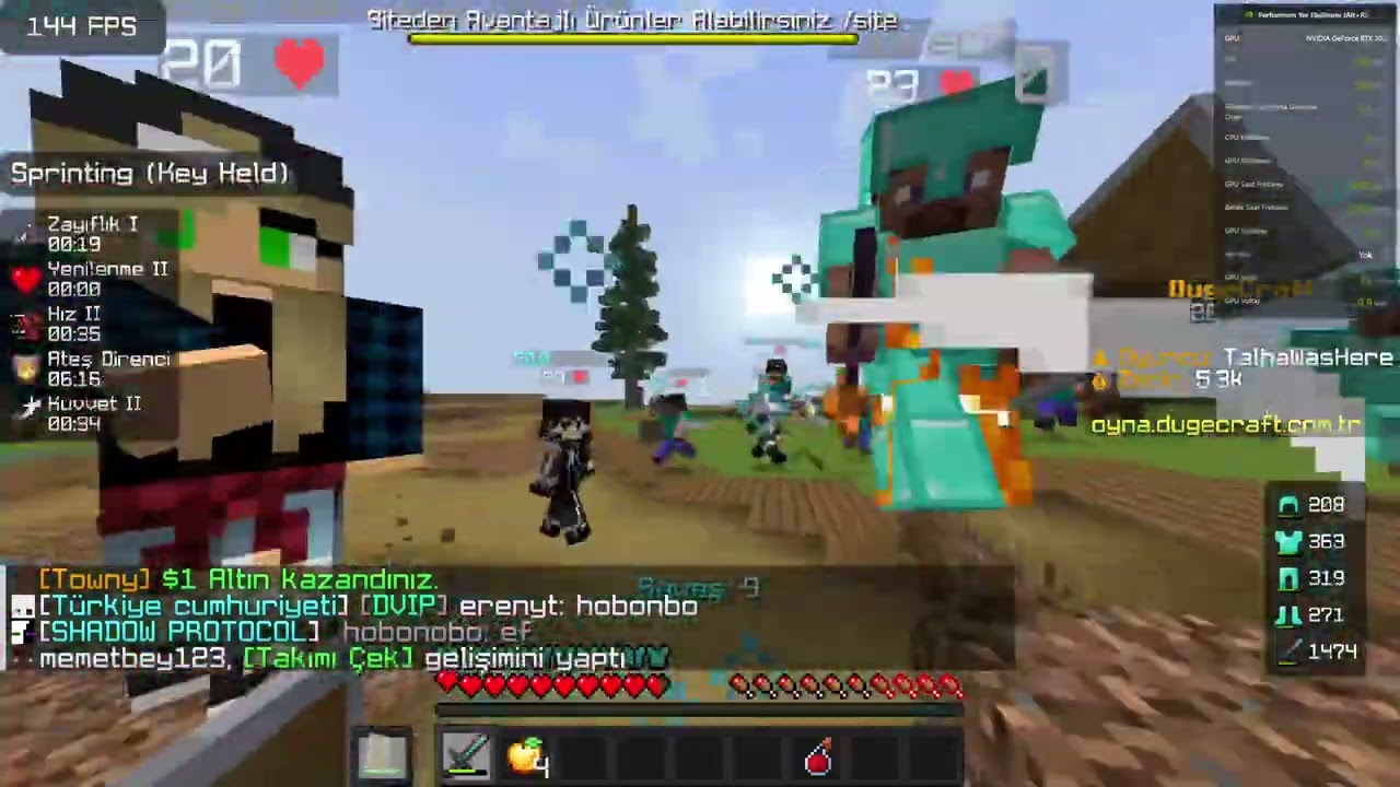 Balyoz haksız ban bu vsden sonra ban yedim odaklanma diye #dugecim #dugecraft 