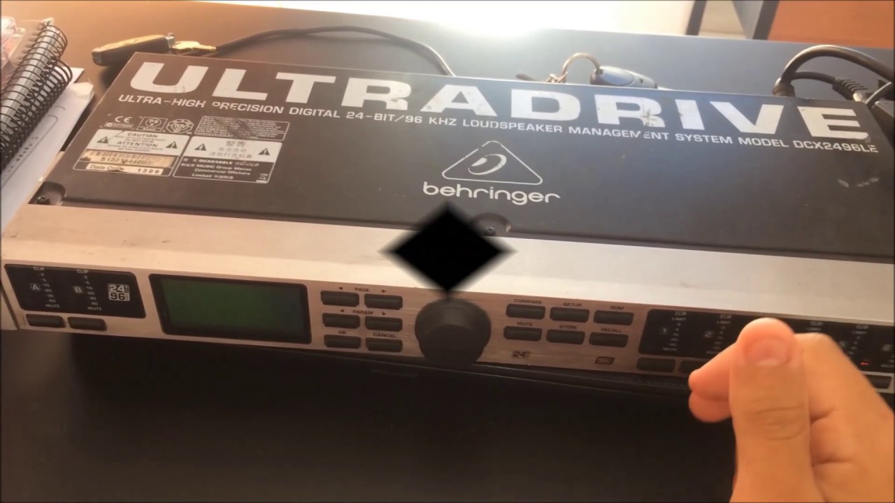 COPIAR E COLAR Processador de Áudio Behringer DCX 2496