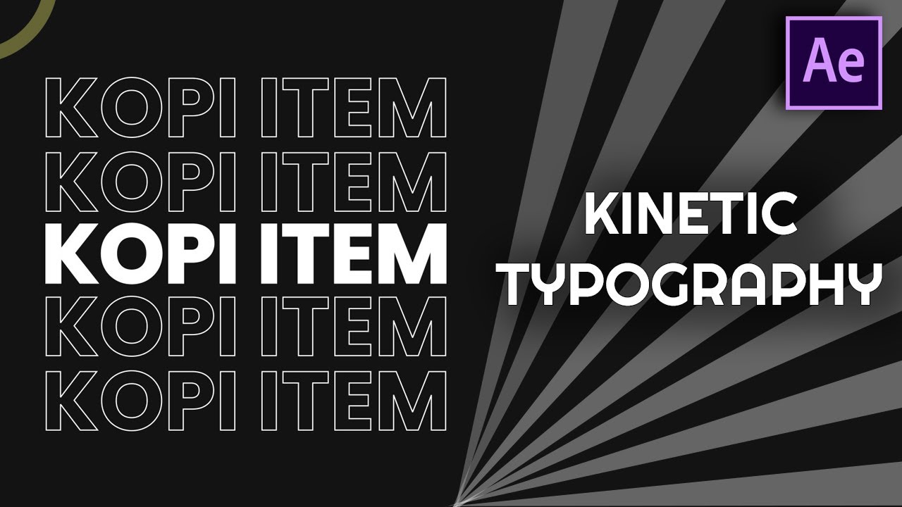 Text Animation Typography - After Effects CC
