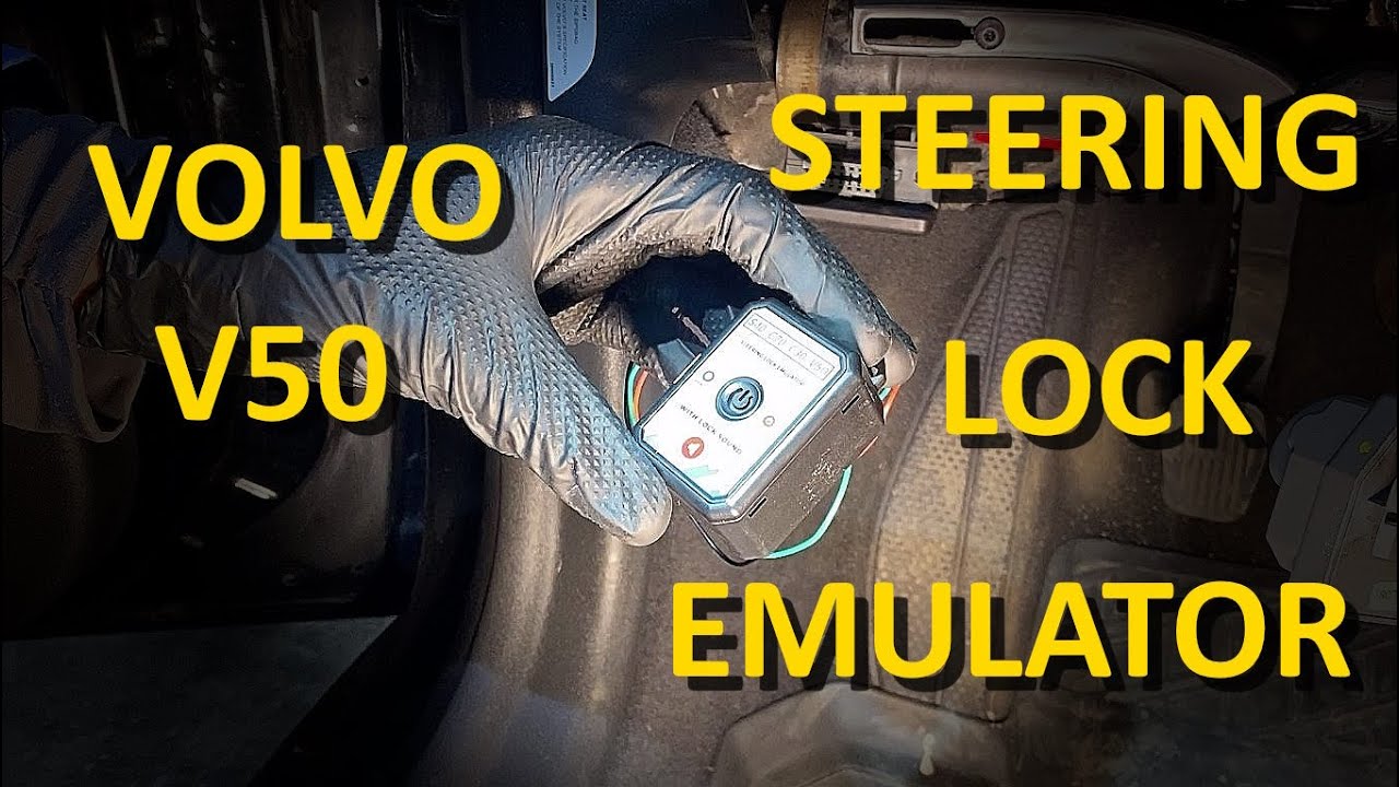 Volvo V50 - Installing Steering Lock Emulator Simulator
