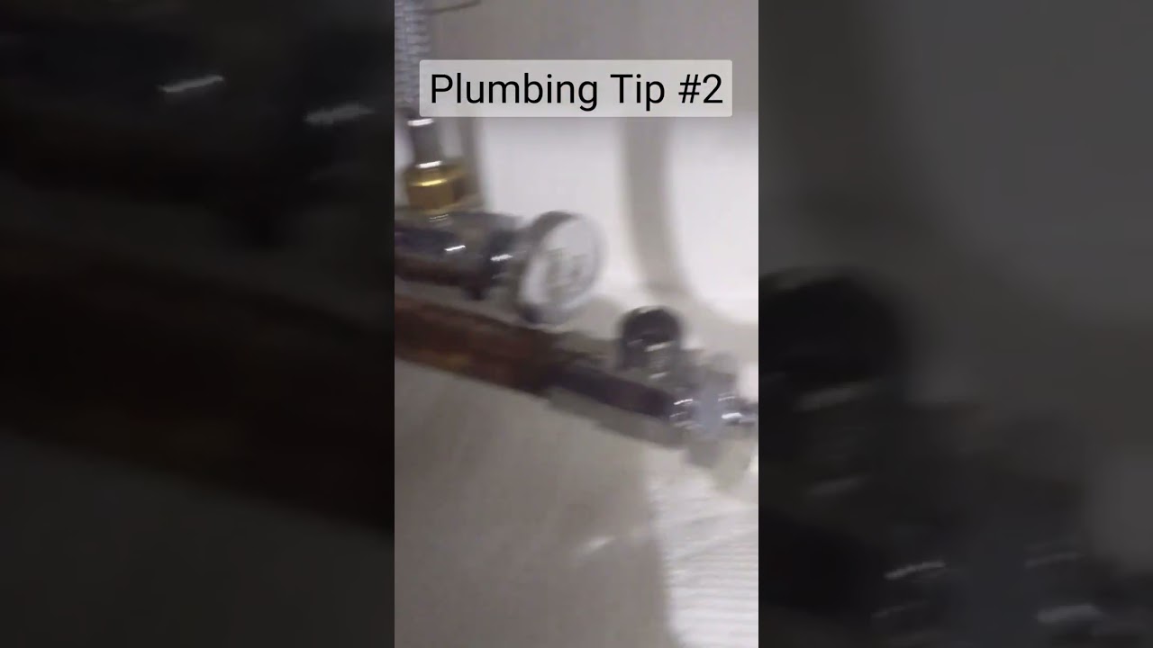 There is no need to put Teflon tape on braided supply lines to the shut off #shorts #diy #plumbing