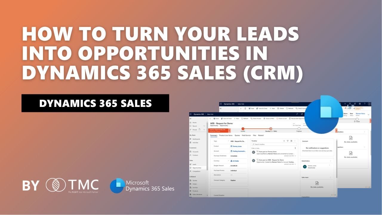 How to turn your Leads into Opportunities in Dynamics 365 Sales (CRM)