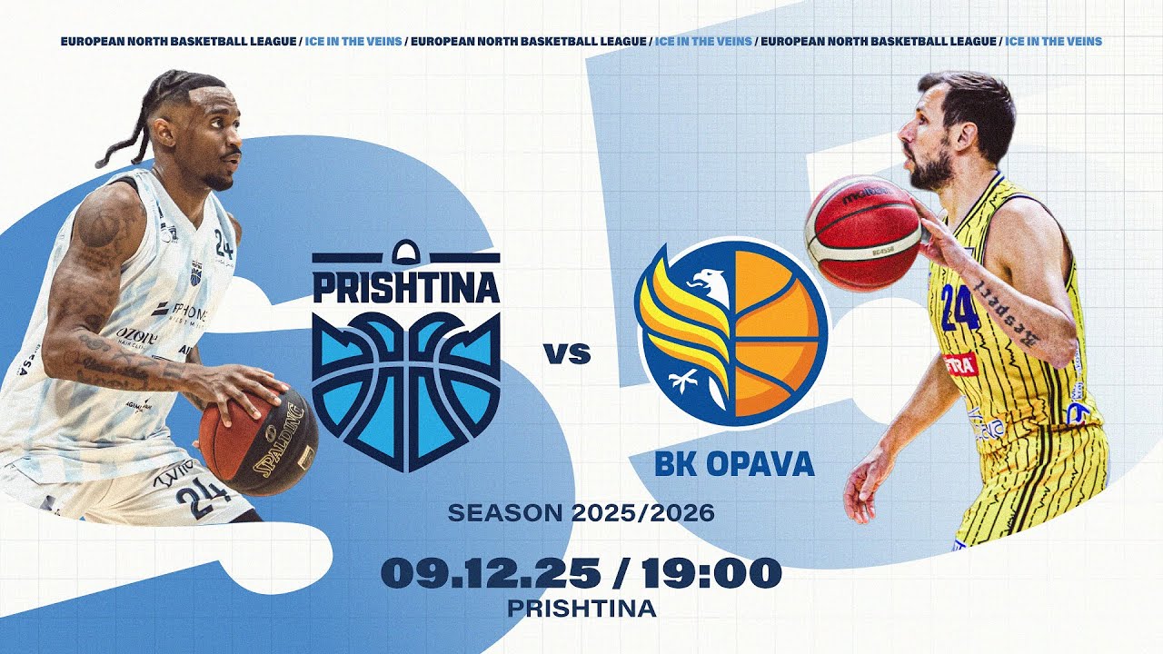 SIGAL PRISHTINA v BK Opava | Dec 9, 2025, 7:00 PM | ENBLeague 2025/26