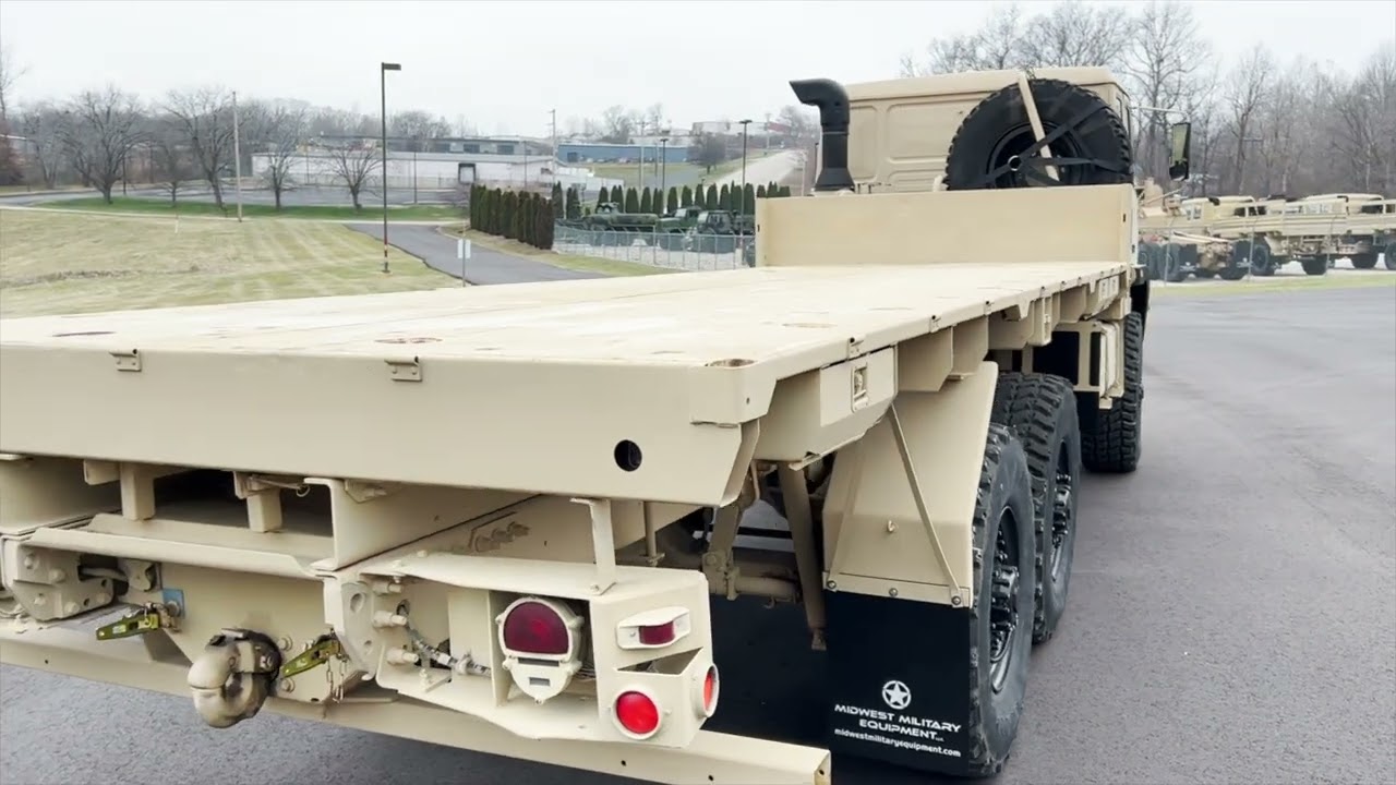 2002 Stewart & Stevenson M1085A1 MTV 6x6 20 Foot Cargo Bed