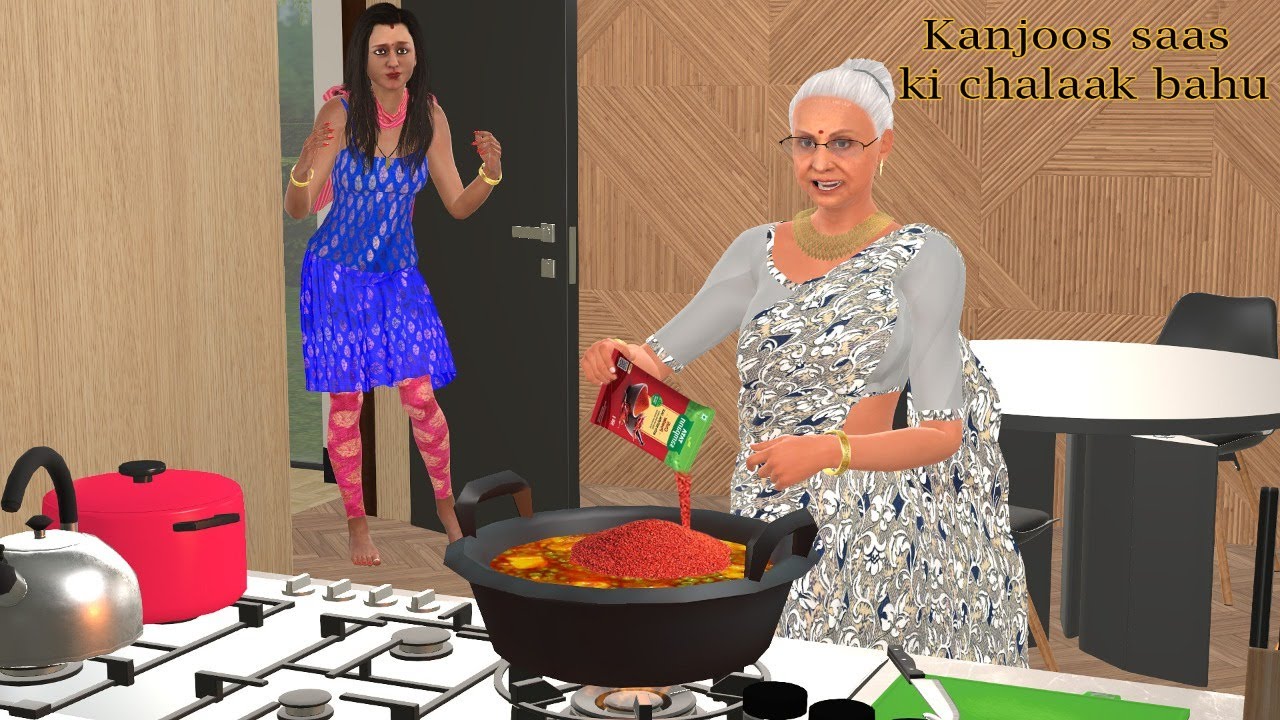 KAHANI: kanjoos saas ki chalak bahu | jadui masti tv | hindi kahani | saas Bahu stories| best comedy