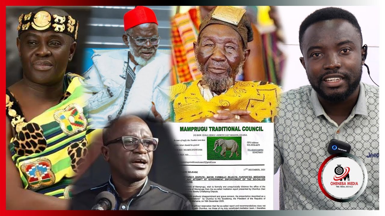🔥BREAKING~Kwame Nkrumah of Okay fm fires Dormaahene after the Bawku Mediation Report...