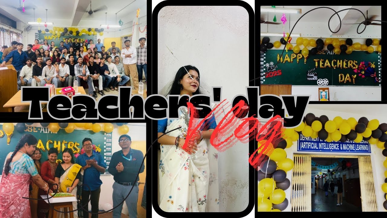 Teachers' vlog💞||CSE-AIML at Haldia institute of technology||#vlog #celebration #collegevlog #enjoy 