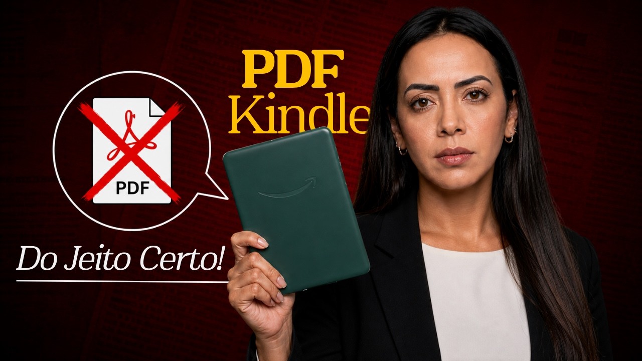 O segredo pra ler PDFs no Kindle que ninguém te conta