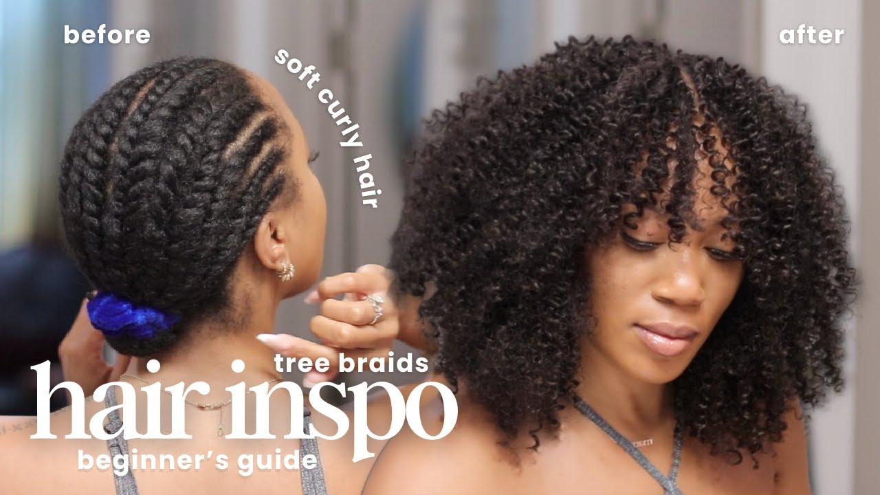 Easy Curly Crochet Tree Braids curly human hair #hairstyles