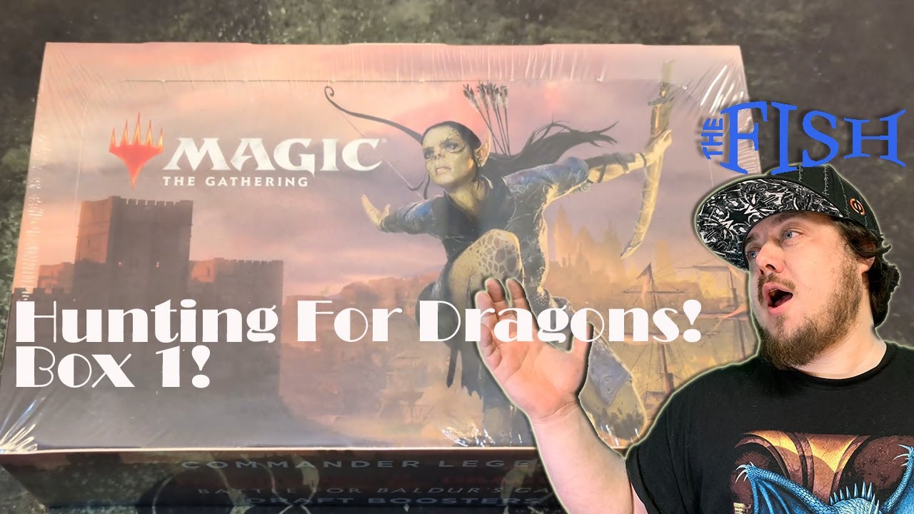 Battle for Baldur's Gate CLB Booster Opening - Hunting for Dragons Box 1