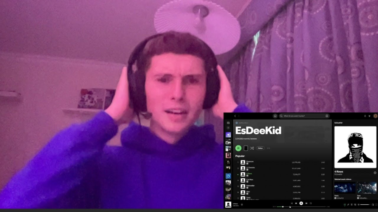 REACTING TO ESDEEKID - 4 RAWS, HOLY PEPPERONI